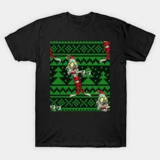 zombie christmas santa claus T-Shirt